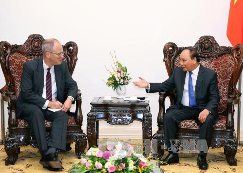 Thủ tướng Nguyễn Xuân Phúc tiếp Đại sứ Cộng hòa Liên bang Đức 